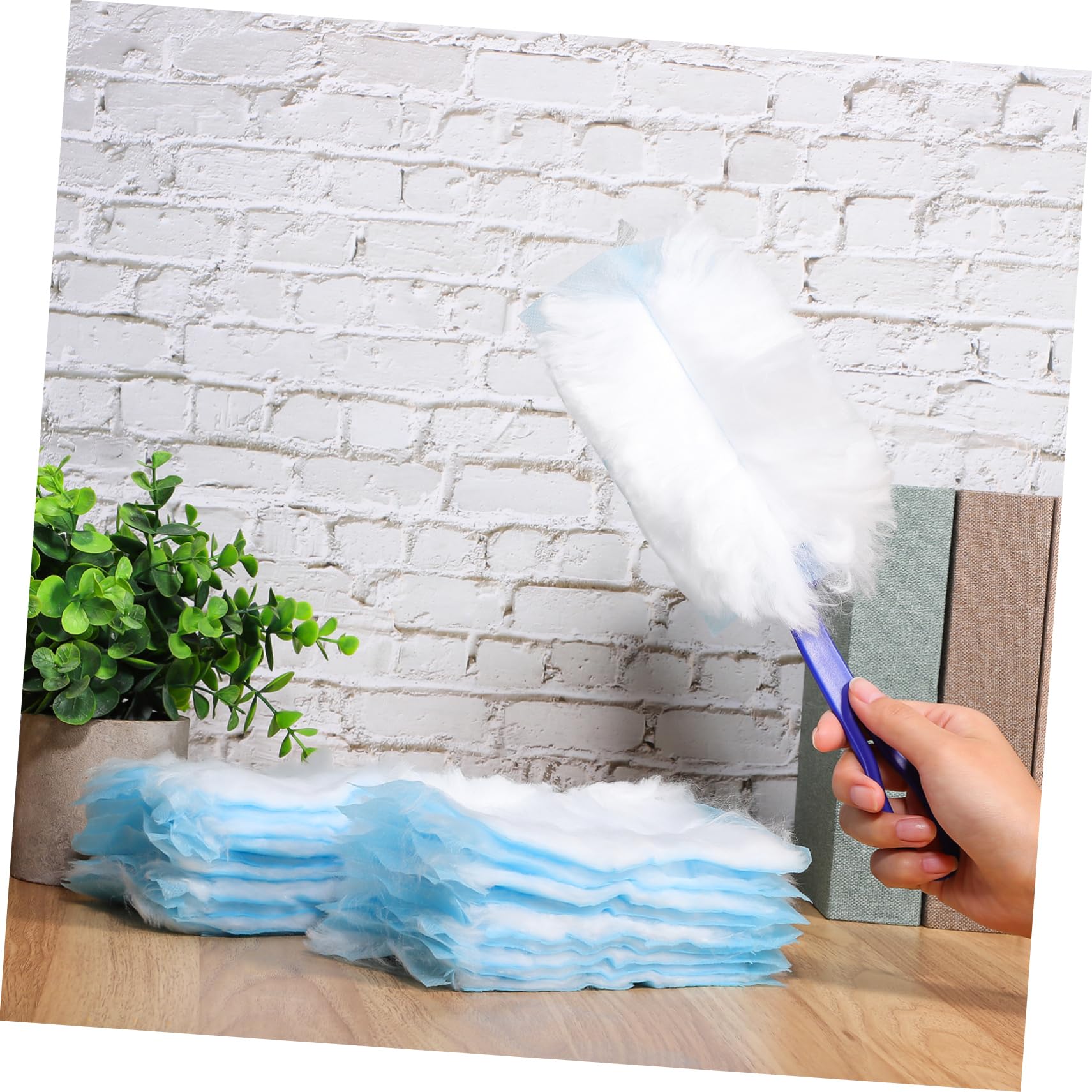 OUNONA 4juegos Duster Electroestático De Limpieza con Recambios Limpiador De Grietas para Muebles Ventanas y Coches Incluye y Mango Ergonómico