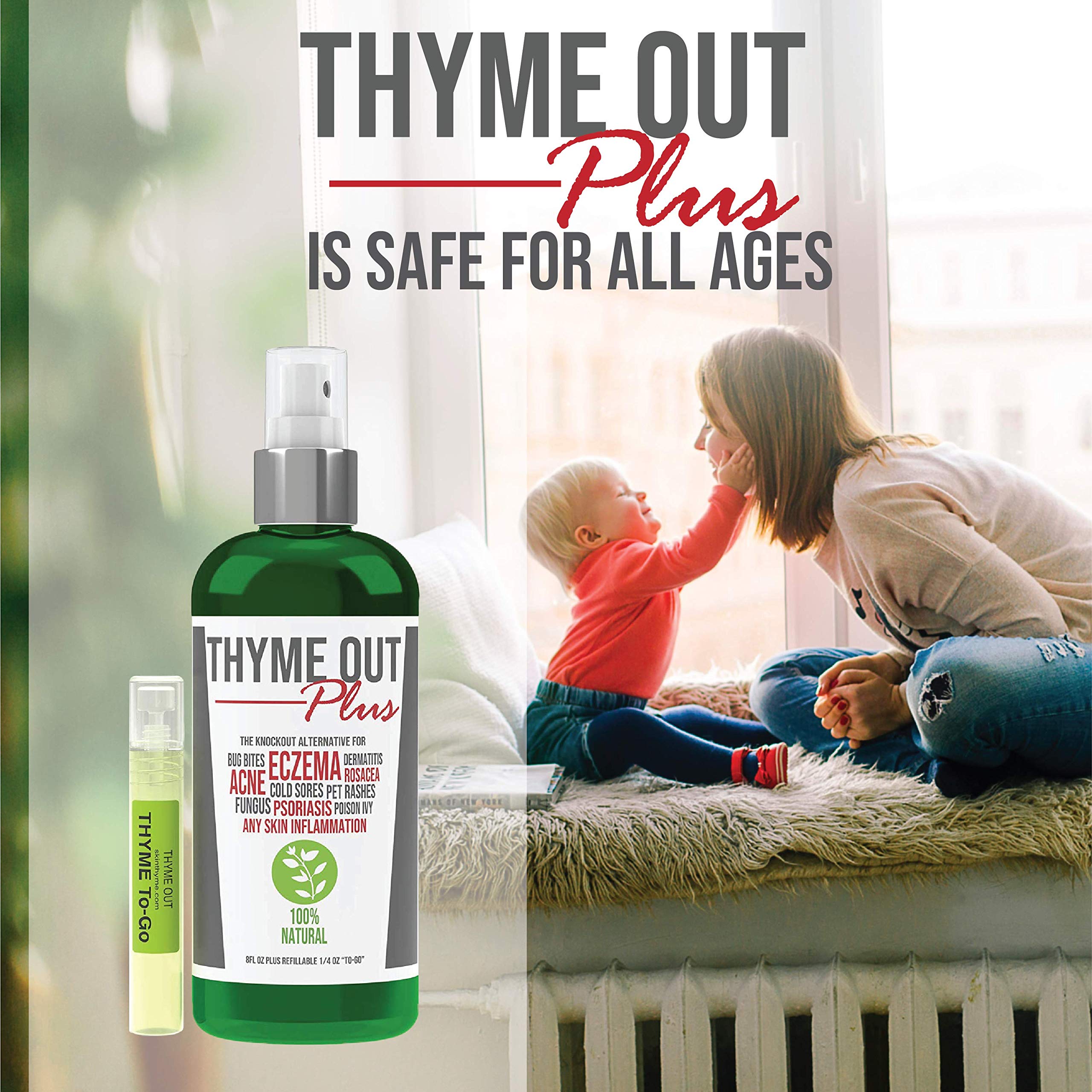 Thyme Out Plus Eczema Treatment, Psoriasis Treatment Treats Acne