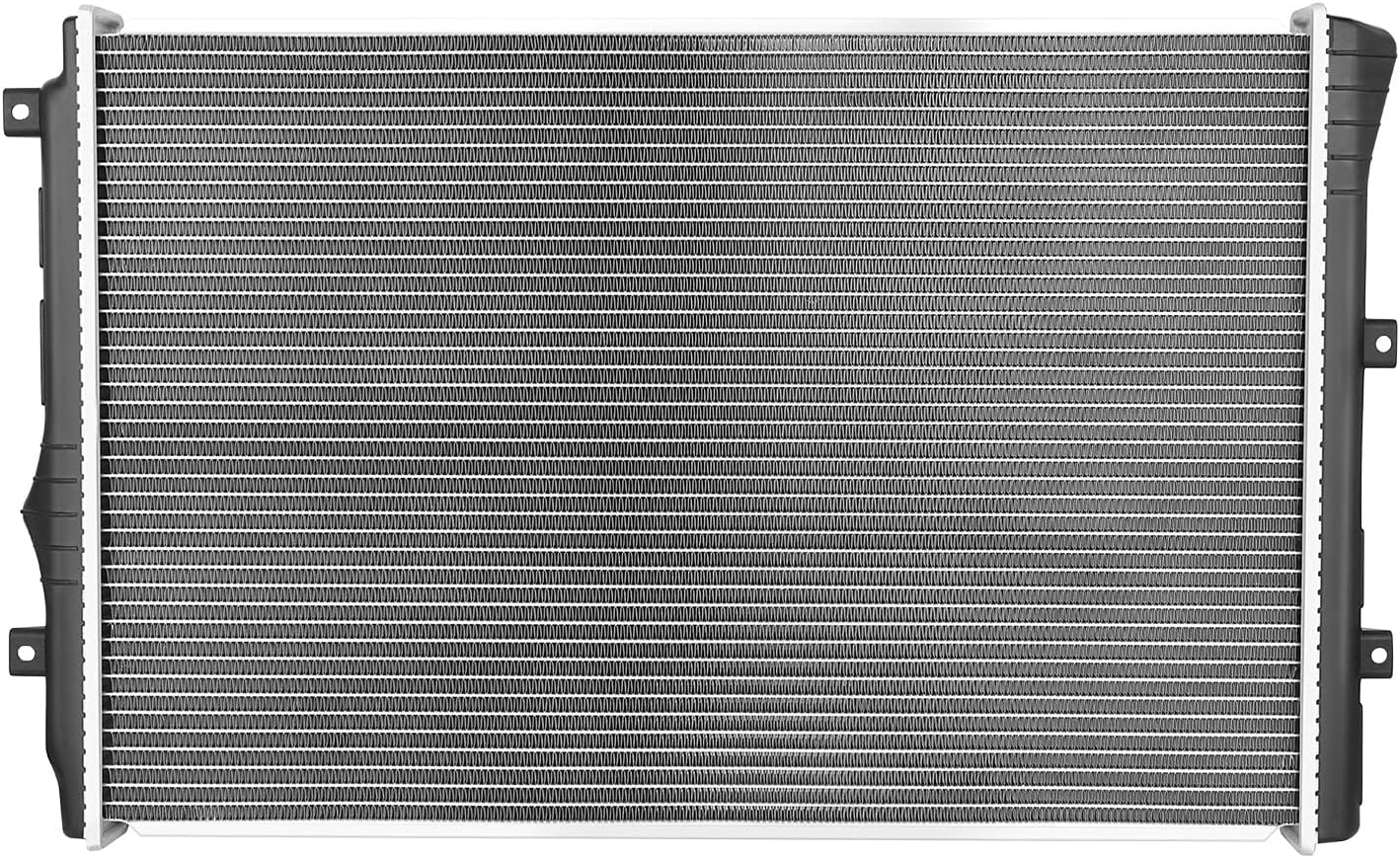 DNA MOTORING OEM-RA-13466 OE Style 1-Row Aluminum Cooling Radiator Compatible with 12-14 VW Passat 2.0L TDI AT/MT,25-9/16" W X 16-7/8" H X 1-1/4" D,1-1/4" Inlet/Outlet