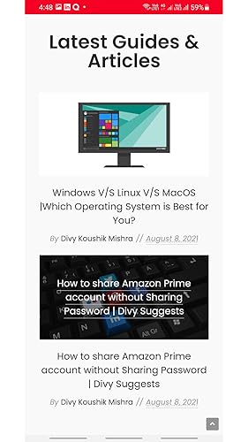 Divy Suggests- Mobile App