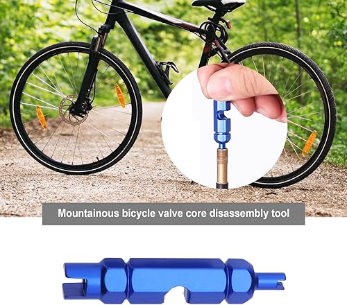 Miniatura 2 de Herramienta de extracción de núcleo de válvula para Schrader Presta, herramienta de reparación de neumáticos, extensor de válvula de aleación de