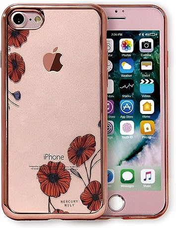 Amazon Co Jp Tpuケース Tpupc ケース おしゃれ かわいい 大人可愛い シンプル カバー Iphone Xr Mtpu Poppy2 サイドメタルポピー Bピンクゴールド スマホケース サイドメタル Tpu 花柄 ハードケース ソフトケース Iphoneケース Iphoneカバー Iphone 5 Iphone5s