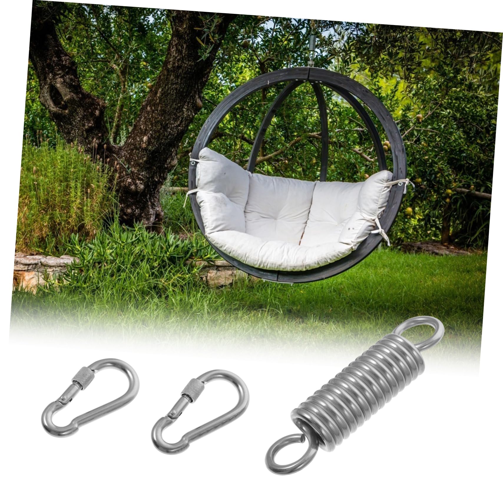 TOYANDONA Kit De Ganchos De Gancho para Colgar Acero Inoxidable para Hamaca Silla Flotante Duradero