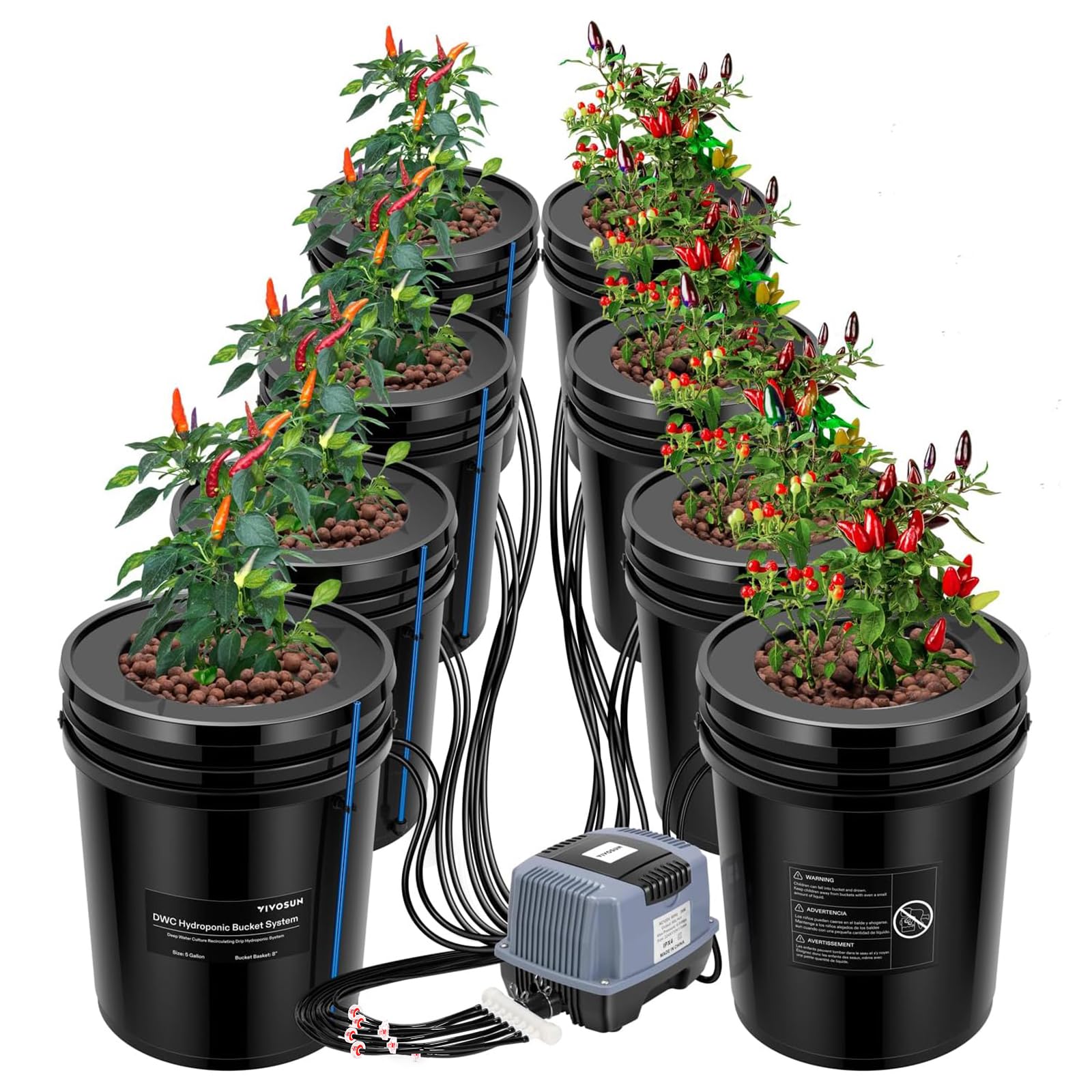 VIVOSUN DWC 8-Bucket