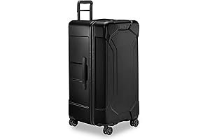 Torq Stealth Checked-X-Large Trunk 32-Inch Trunk Suitcase Luggage