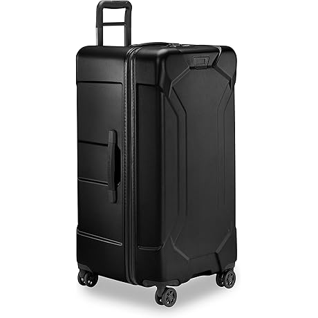 Torq Stealth Checked-X-Large Trunk 32-Inch Trunk Suitcase Luggage