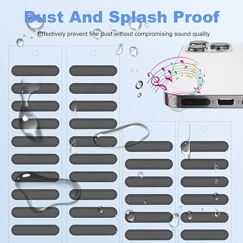 Miniatura 2 de AILOVETECK Enchufe antipolvo USB C para iPhone serie 15, cubierta de puerto USB C, cubierta de altavoz de teléfono, limpiador de puerto de carga de