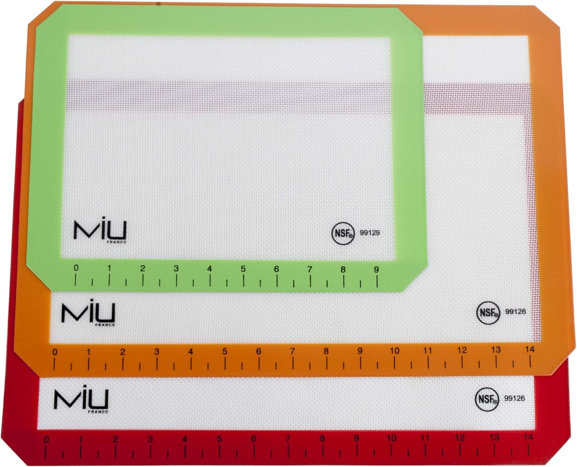 Miu Nonstick Silicone Baking Mat Set of 3