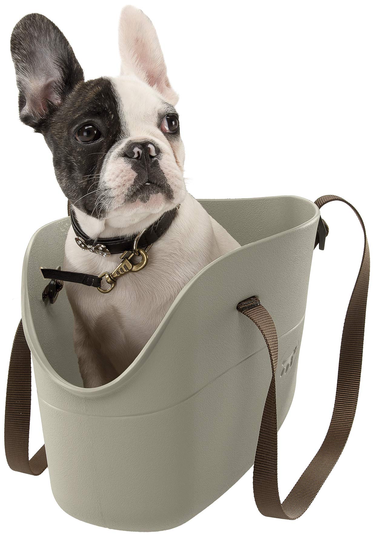 Ferplast Borsa per Cani Piccoli WITH-ME, EVA, Morbida plastica gommata, Lavabile, Cinghiolo di sicurezza, Nero