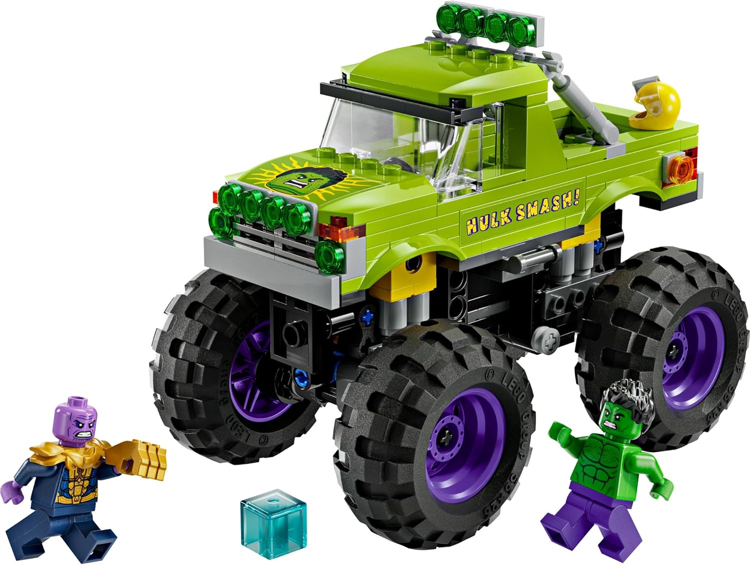 LEGO 76312 Marvel Hulk Truck vs. Thanos Toy Toy Birthday Present Block Boys Girls Children 7 Years Old 8 Years 9 Years Old Elementary School Marvel Toy Figure