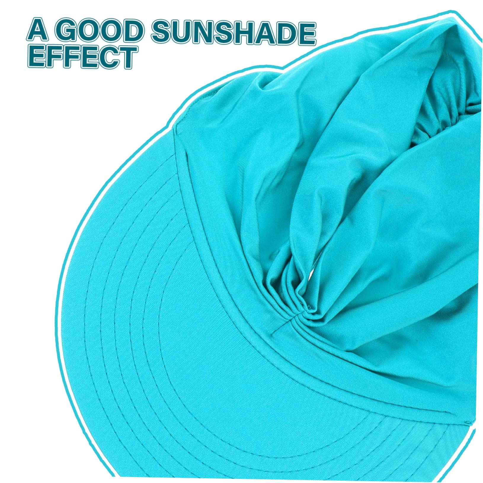 BESPORTBLE 4 Pièces visière de Plage Chapeau de Soleil pour Femme Chapeau de visière extérieure Chapeau Femme Chapeaux visières de Plage pour s Chapeau de e Portable Nylon