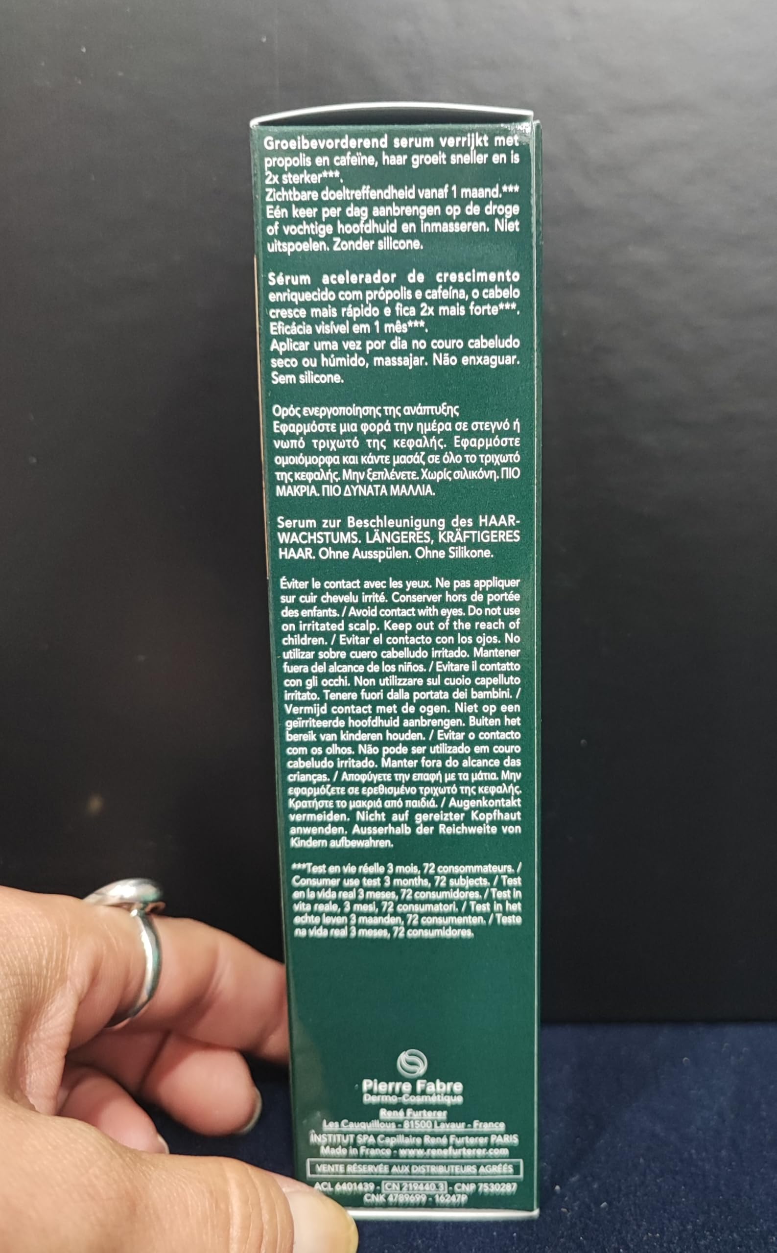 René Furterer Triphasic Active Grow Sierum Acceleratore della crescita 100 ml.