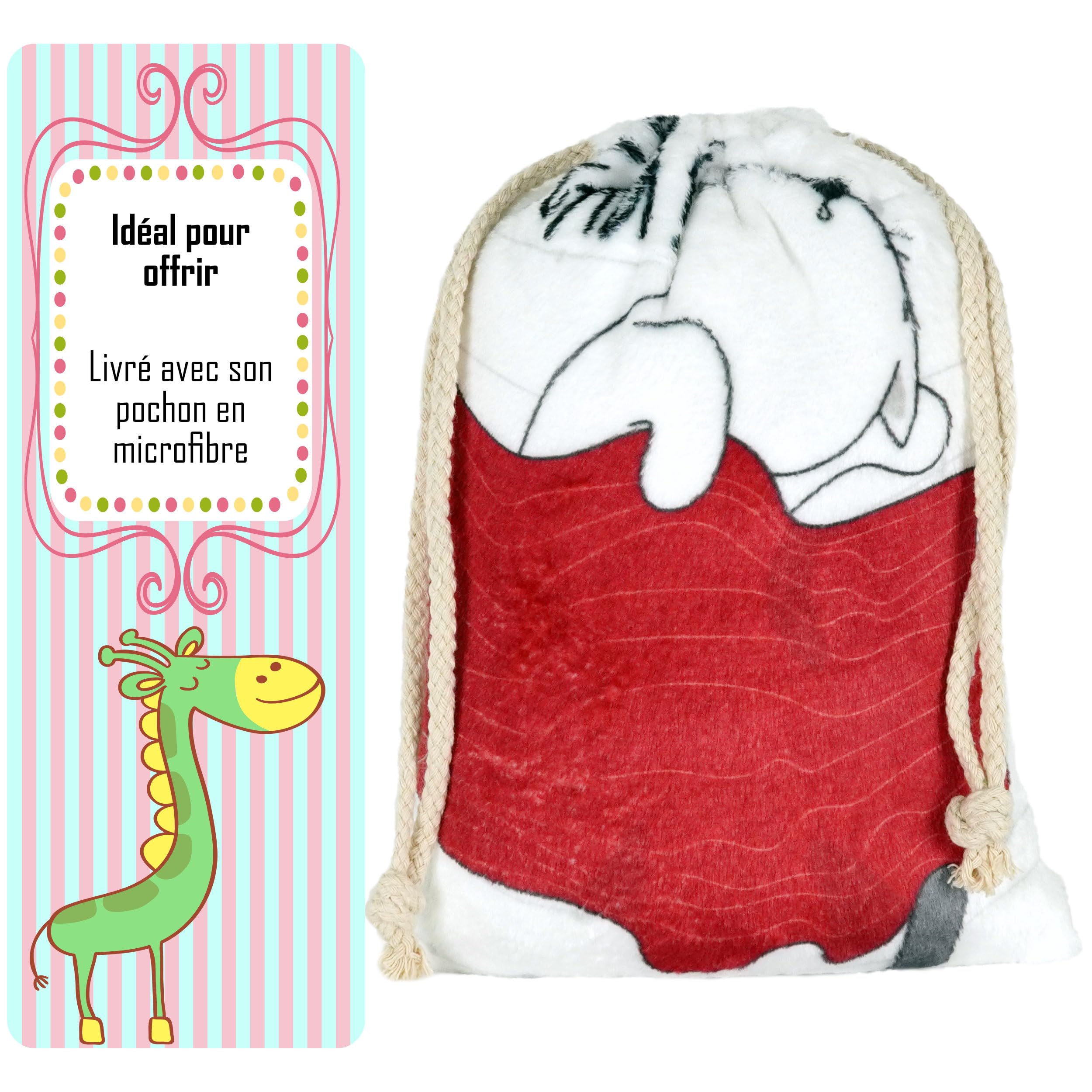 Zinello Design, Extra Soft Microfibre Fleece Baby Blanket 120 x 75 cm with Message of Love - Image 3