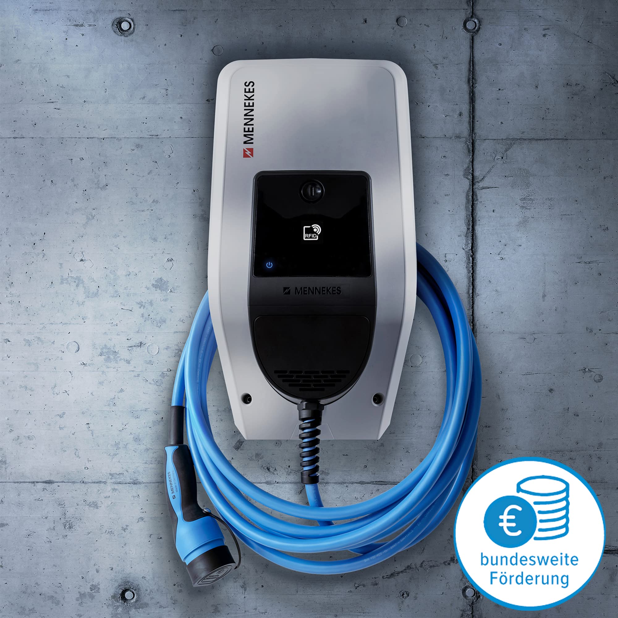 MENNEKES 1349401 AMTRON Charge Control 11 – 11 kW Wallbox – Enchufe de Carga Tipo 2 – Estación de Carga para Coche eléctrico Compatible con Coche