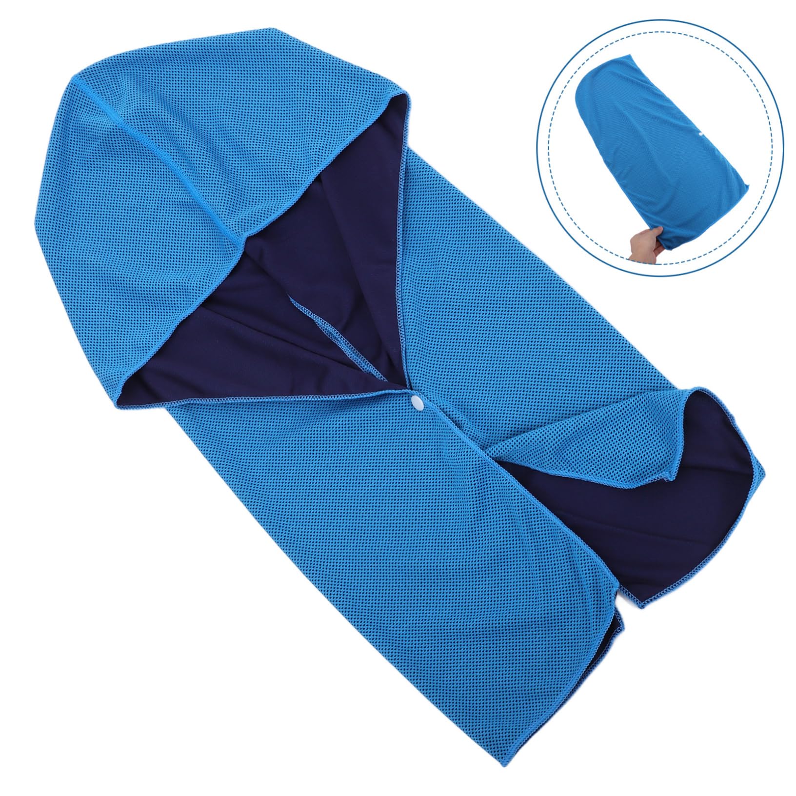 Solaire pour Cyclisme Cagoule Rafraîchissante à Usage Extérieur pour Randonnée Activités Protectrice Respirante Rafraîchissant Ciel