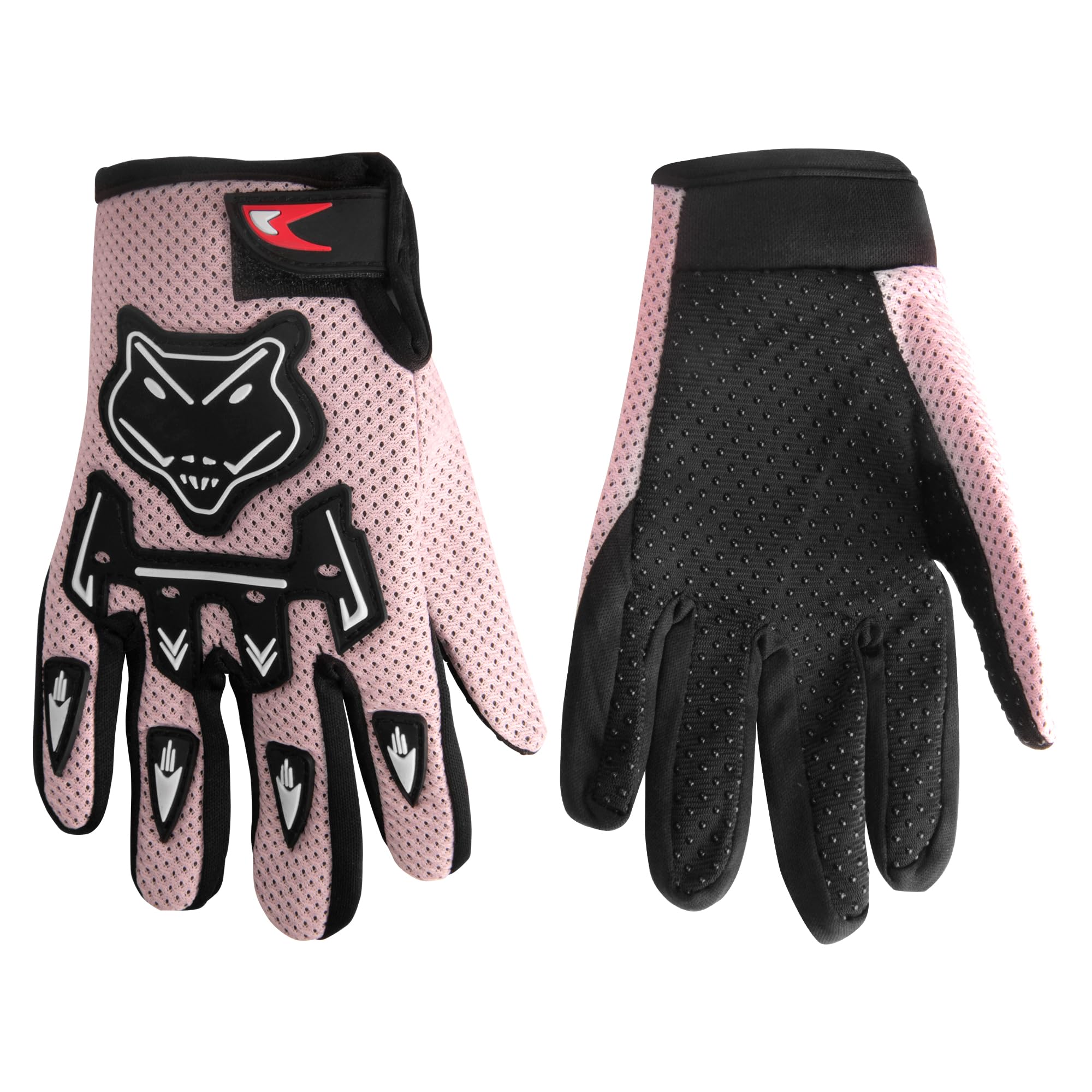 JAGASOLKids Dirt Bike Gloves, Kids & Youth Power Sports Riding Gloves for Motorcycle, BMX, Mountain Bike, ATV, Full Finger Children Gloves for Outdoor Sports Cycling Camping Fishing