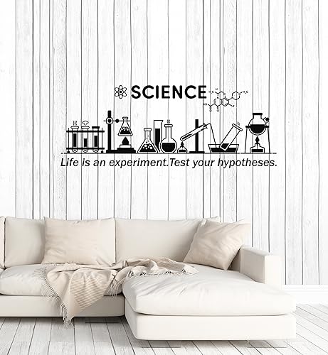 Vinilo adhesivo de pared Science Inspire Chemical Lab School Classroom Decor Stickers Mural (ig5306)