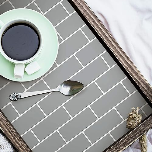 Miniatura 4 de RoomMates Azulejos adhesivos color perla, en forma de hexágono, losetas en muro que se pelan y se pegan