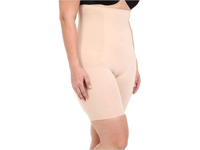 spanx thinstincts high waisted mid thigh short