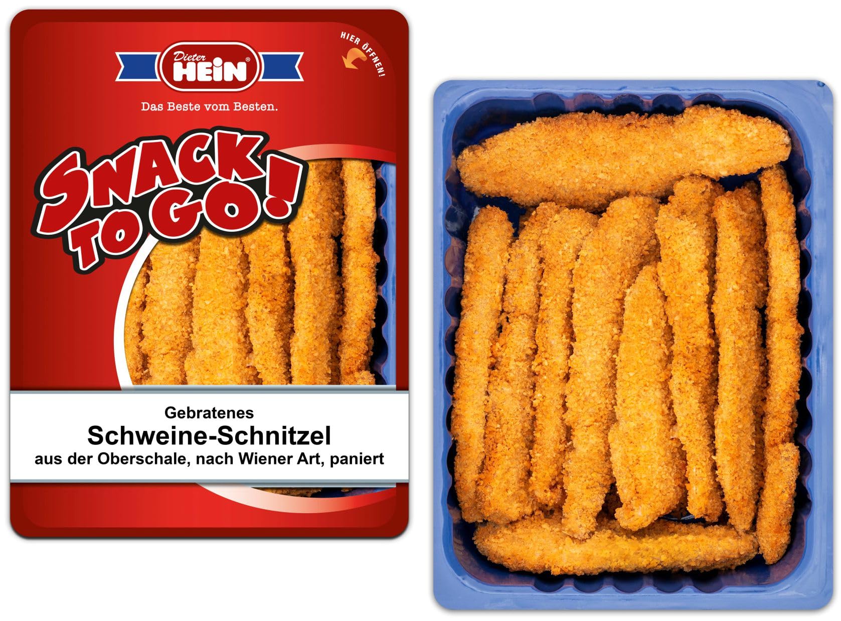 Schweine-Schnitzel Wiener Art gebraten 10x100g Dieter Hein
