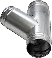 Vista 7 de Vent Systems 4'' Inch 45 Degree Duct Connector 3 Way Hose Adapter/Splitter for Hose T-Shape Round Pipe Connector- Extractor Fan - Duct Hose Dryer