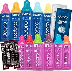 Kit Maratona Dobro - BT Saches + Carbs + BT Nitrato + Hidro Gel Tech - Suplemento Alimentar Líquido para Atletas de Alto Rendimento - Corrida Pedal Bike - Carboidratos e Sodio