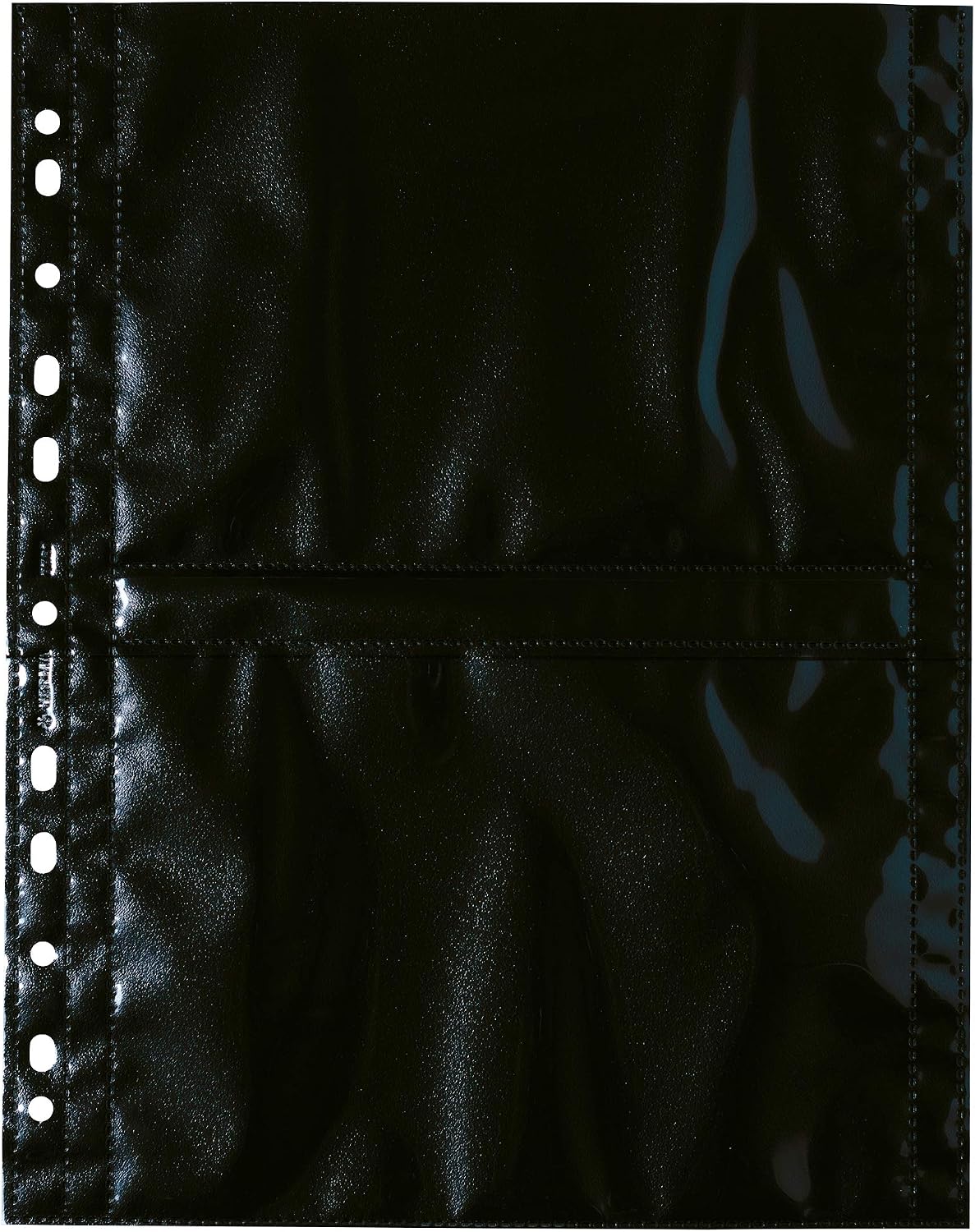 HERMA Photo Pockets for Ring Binder Albums Acid Free, 18 x 13 cm Landscape Format, 40 Pockets, Black - Image 4