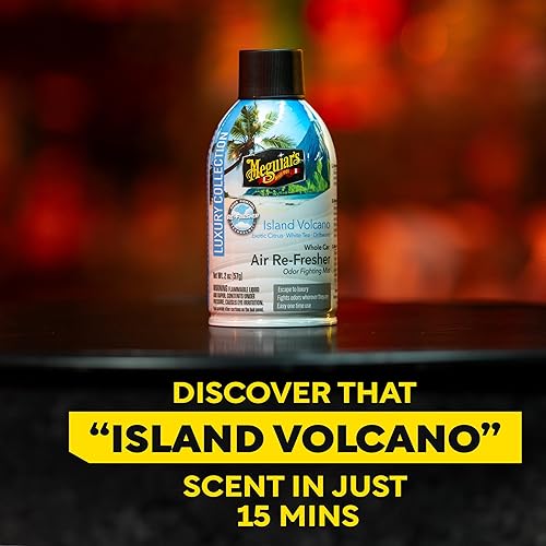 Vista 48 de Meguiar's - Aromatizante en aerosol para automóvil, elimina los olores fuertes del vehículo, aroma a brisa de verano (Summer Breeze), atomizador