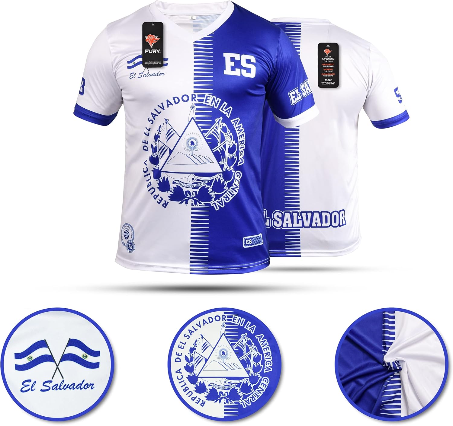 Fury Soccer Jersey - Salvador Shirt - Unisex Short Sleeve - Image 5