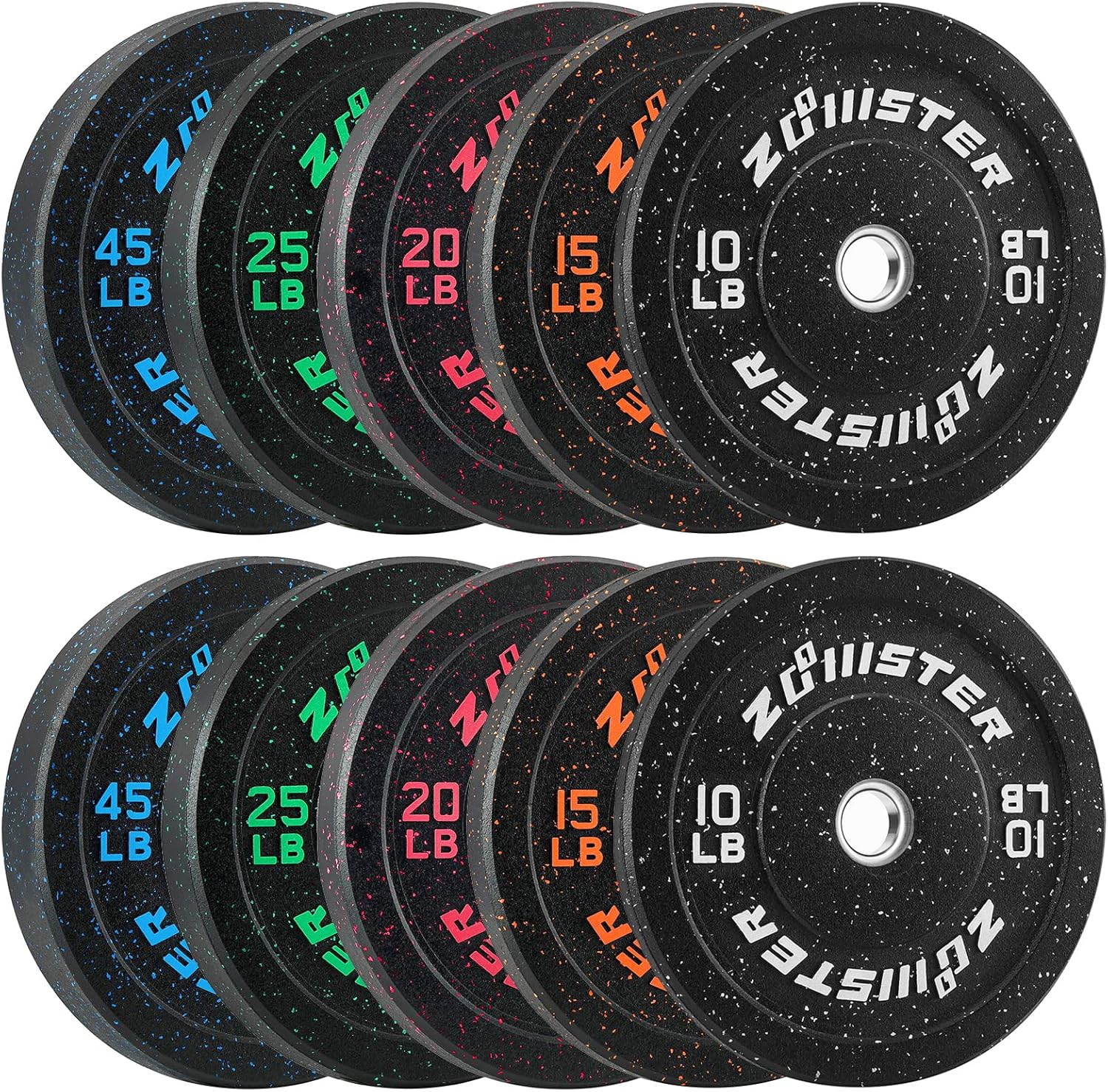 Bumper Weight Plate Olympic Plate Hi-Temp Bumper Weight Plate with Steel Insert Strength Training Weight Lifting Plate