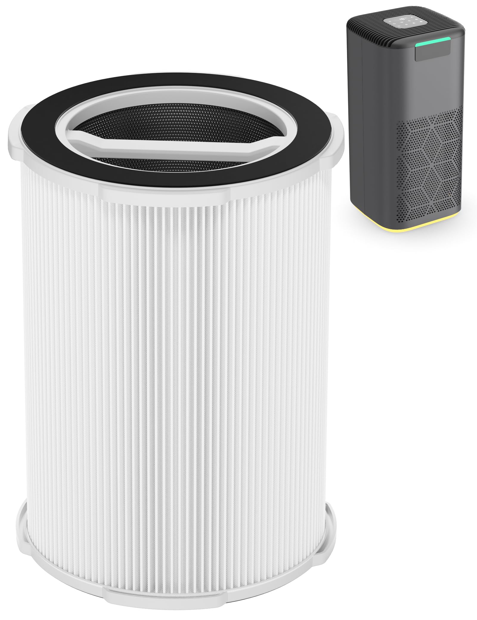 P200S/P200 Pro Air Purifier Replacement Filter, Fit for P200S/P200 Pro Air Purifier, 3-in-1 H13 Ture HEPA and Activated Carbon Air Filter for Pet Hair Dander Pollen Smoke Odor Dust Kitchen Smells