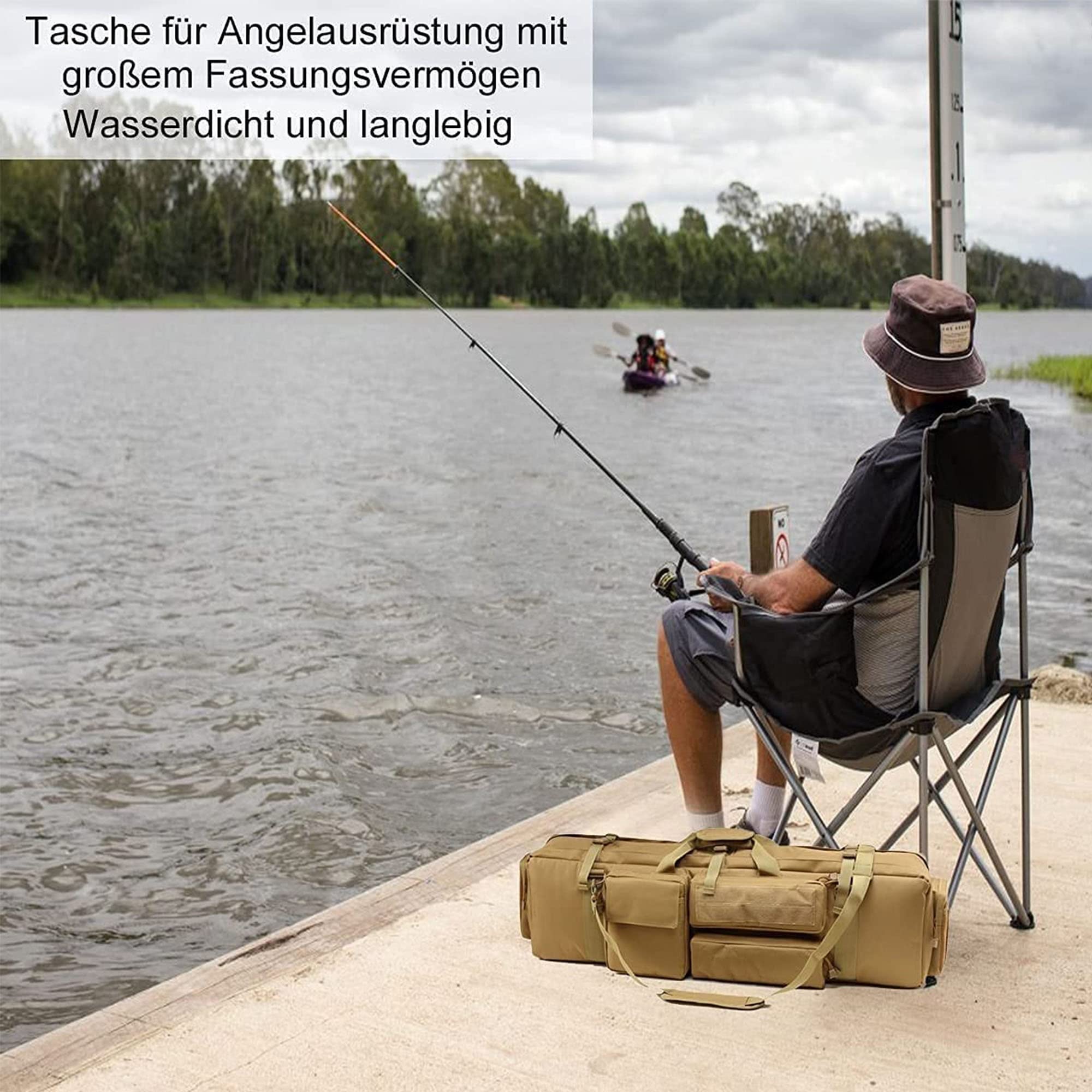 Custodia Doppia per Fucile, Fucile Borsa, Custodia per Fucile Ad Aria Compressa, Sport Fodero per Fucile da Caccia, Borsa per Armi, Custodia Porta Fucili Armi