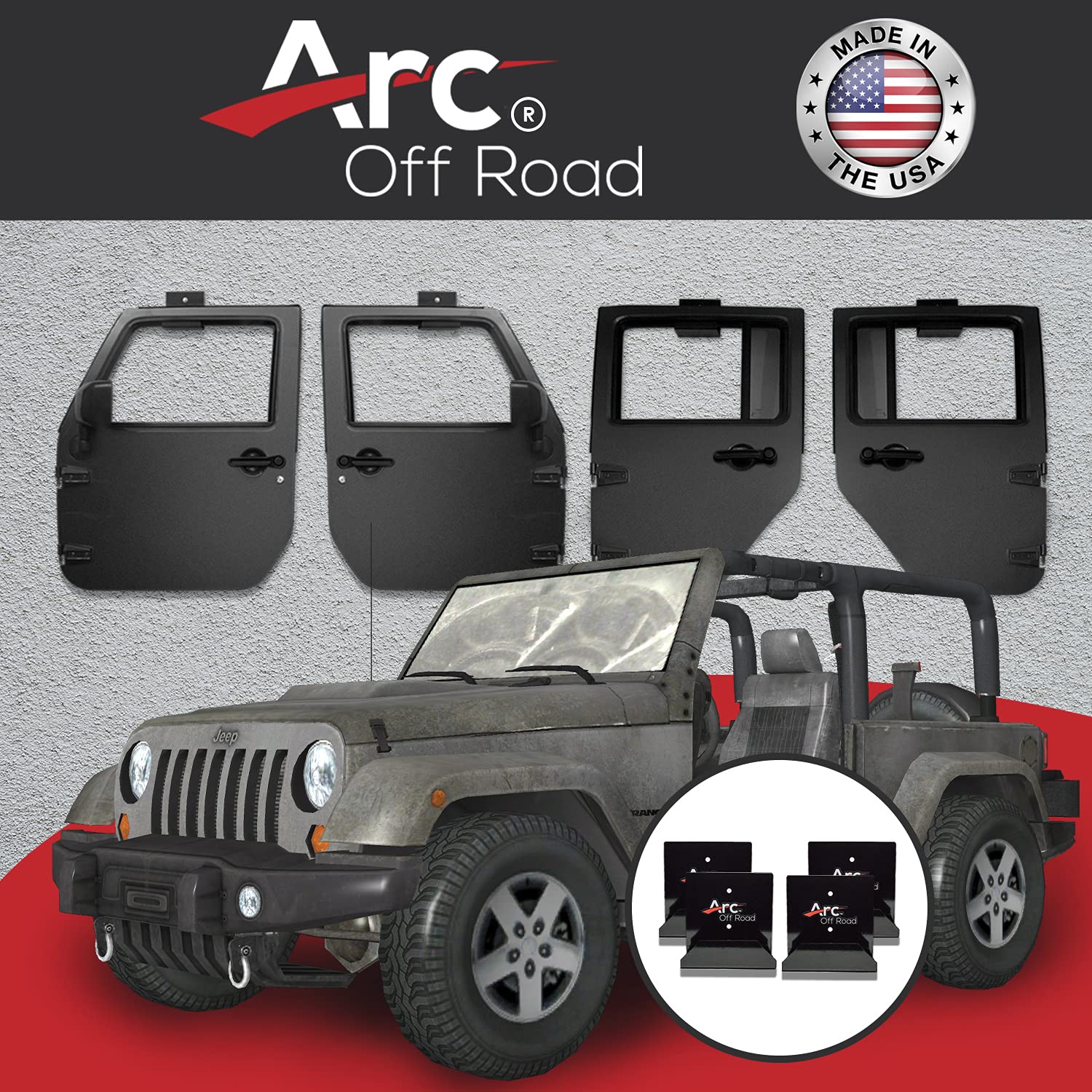 Buy The Original Patented, Arc Off Road, Made in USA, Door Hanger