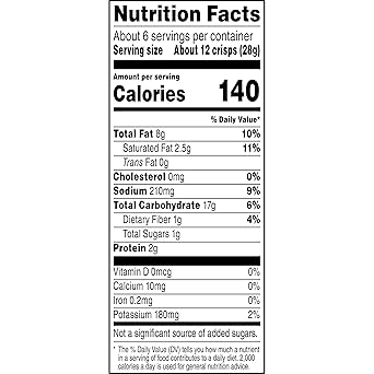 Lay's Stax Potato Crisps, Cheddar, 60.5 Ounce (Pack of 11)