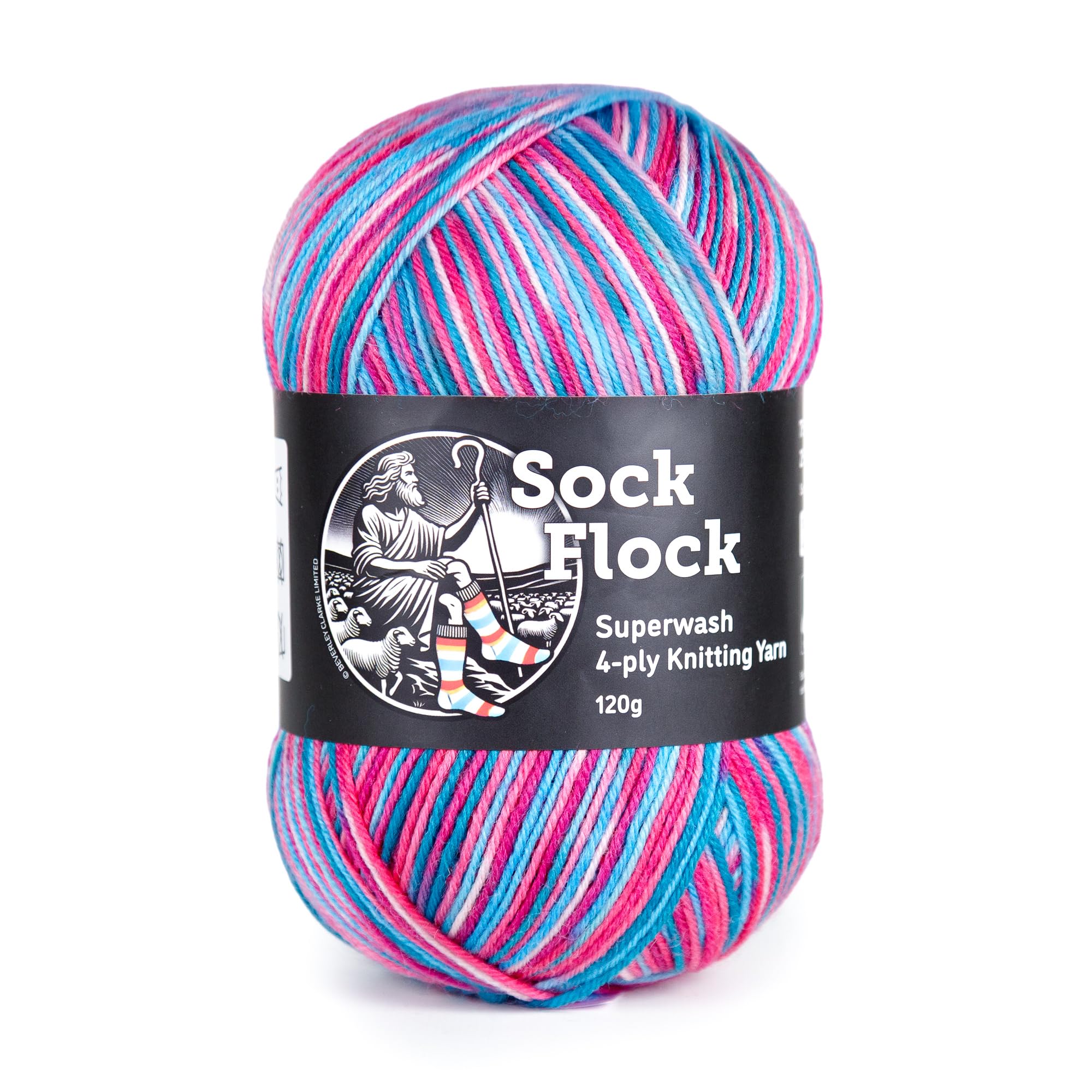 4-Ply Sock Yarn 120g, New Zealand Wool, Superwash – Sakura Spring