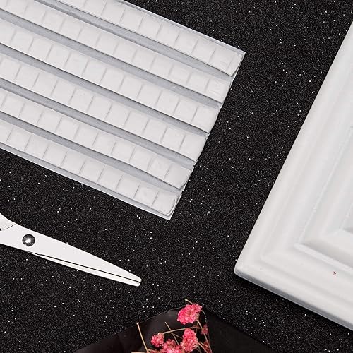 Miniatura 5 de AIEX - 96 piezas de masilla adhesiva no tóxica, reutilizable y removible, para montaje en pared, segura para colgar imágenes, cuadros y fotografías