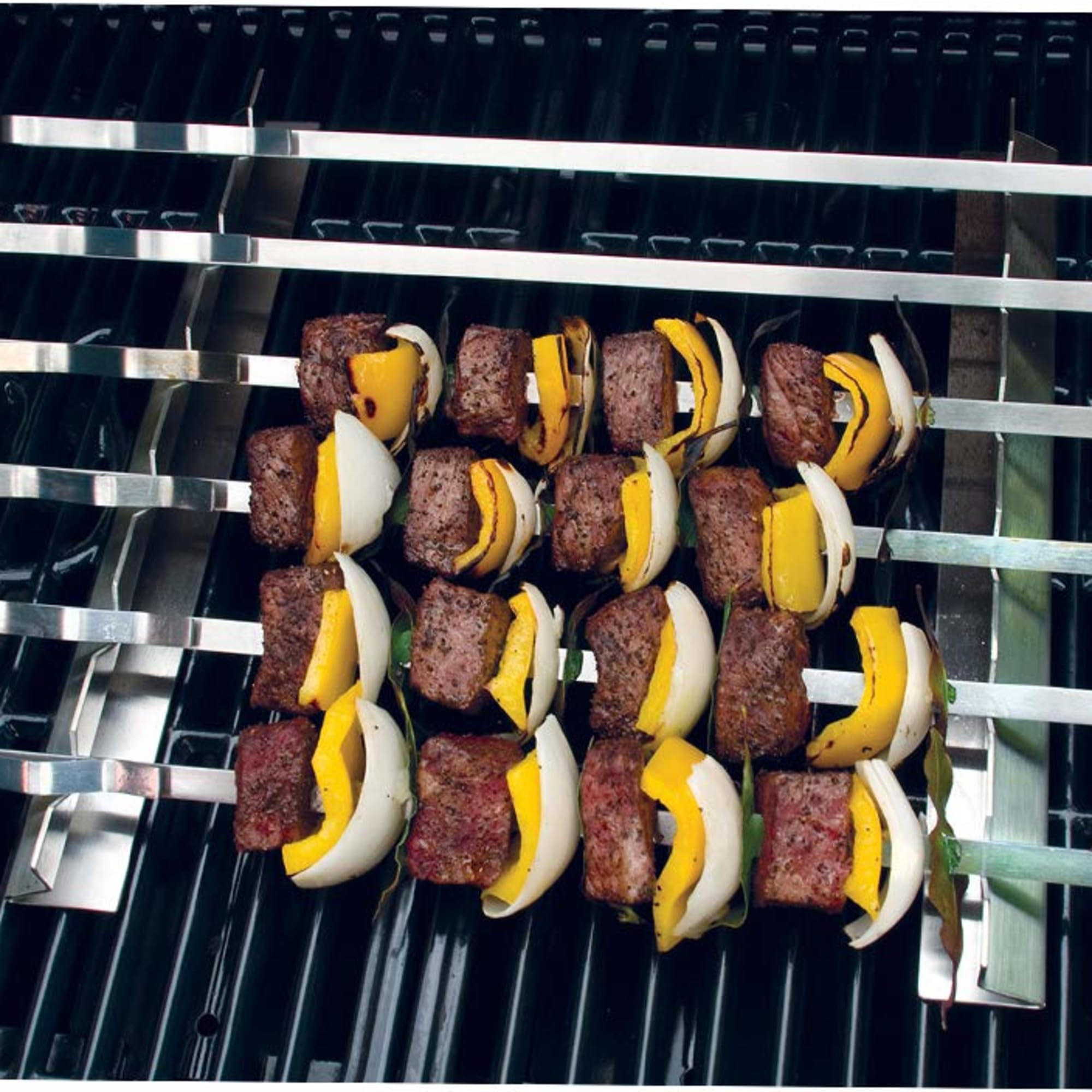 Cadeau-Plateau de cuisson support de barbecue brochette de barbecue