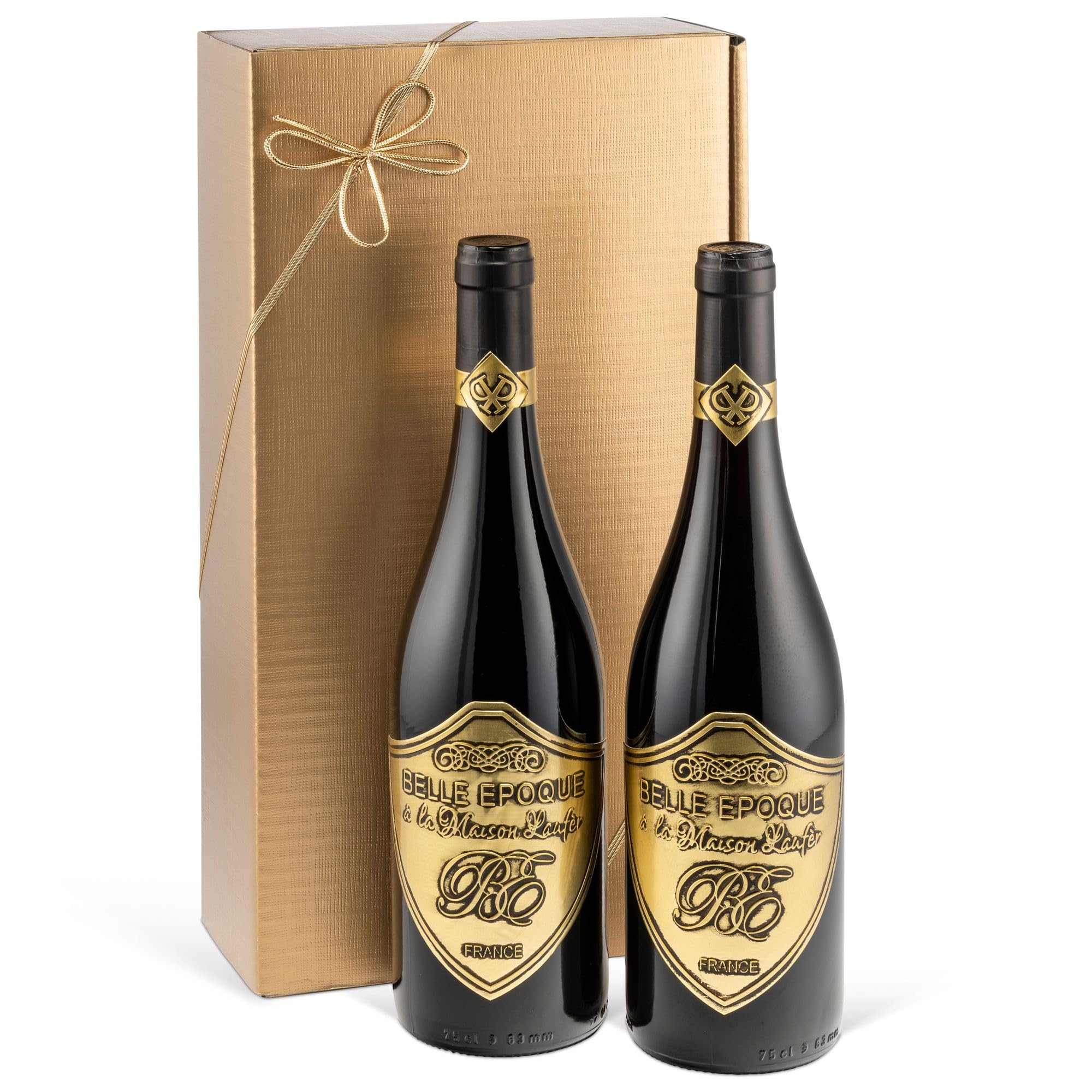 Belle Epoque á la Maison Laufèr - 2er Weingeschenk -Rotwein, Shiraz, Frankreich, Trocken (2 x 0,75 l)