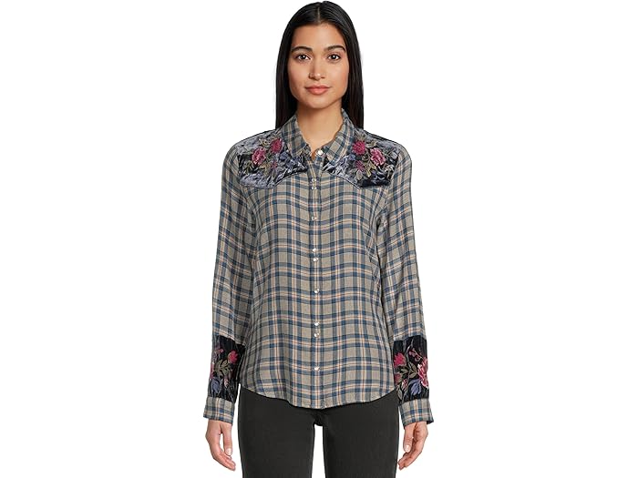 Puff Sleeve Western Shirt - Sassiba - Image 4