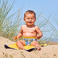 Vista 2 de Splash About Happy Nappy Duo Wiederverwendbare Schwimmwindel, Garden Delight, 12-24 meses