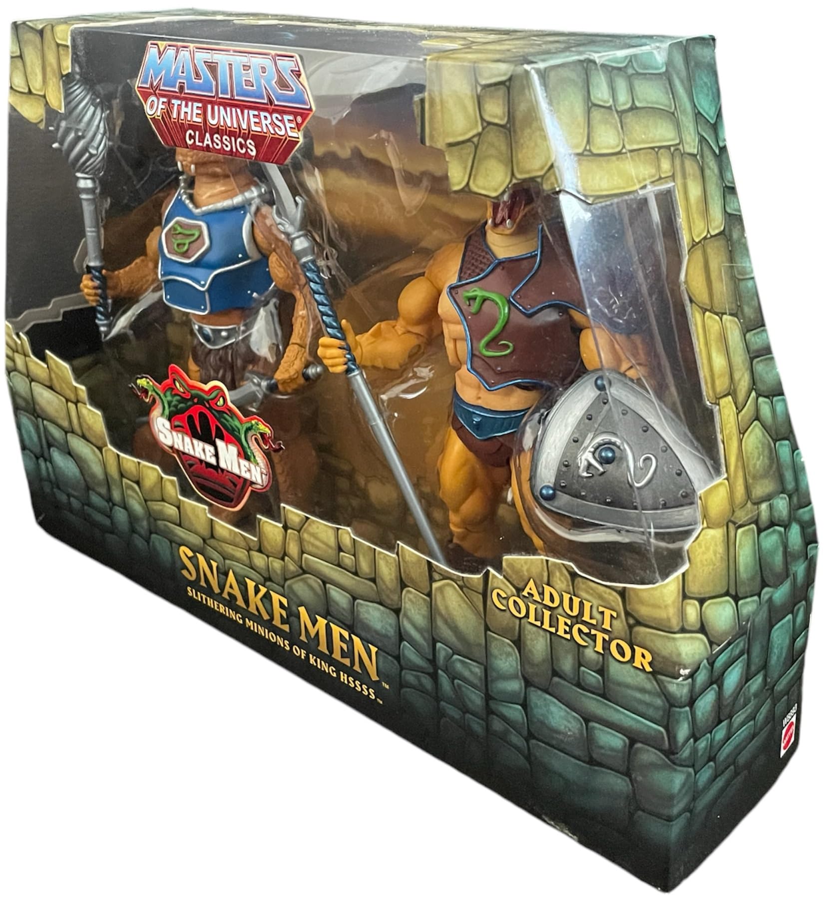 2 Figurines Masters Of The Universe Mattel – Snake Men + Sun-Man – Neuves Sous Blister