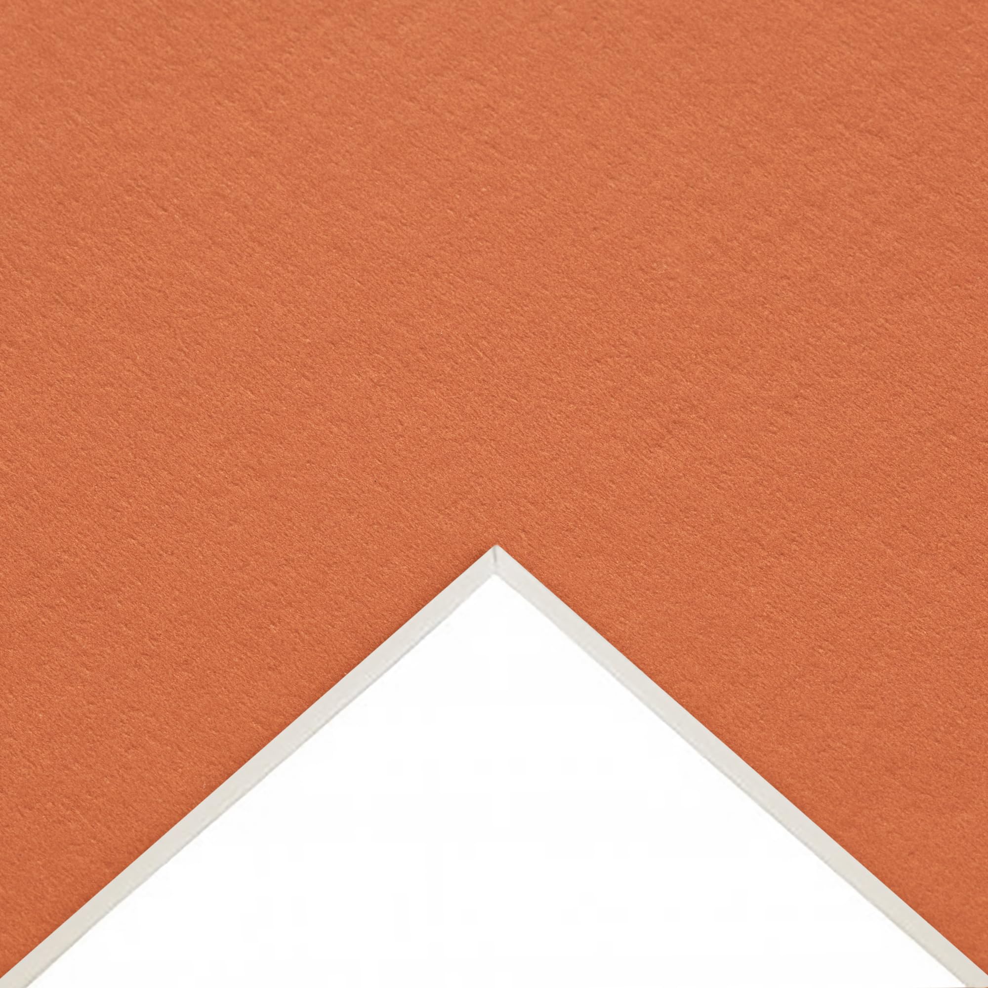 2 x A1 (23.4in x 33.1in/59.4cm x 84.1cm) Mount Board, 1450 Micron, Acid Free, Virgin Material, High Quality, 74 Colours to Choose from (Burnt Orange-C4)