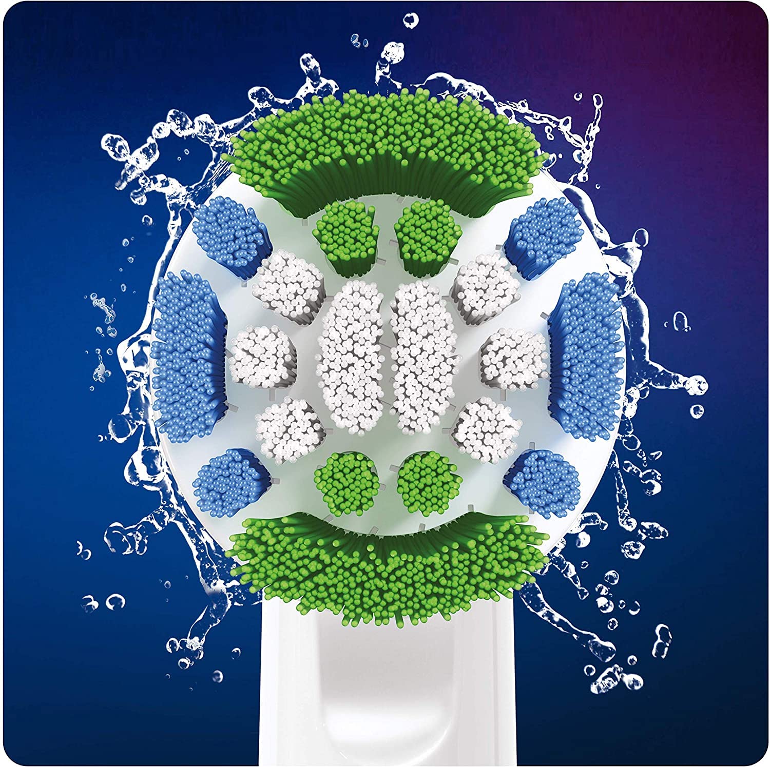 Braun Oral-B 4210201207498 Oral-B Precision Clean - Testine di ricambio con protezione batterica, previene la crescita batterica sulle setole, 10 pezzi