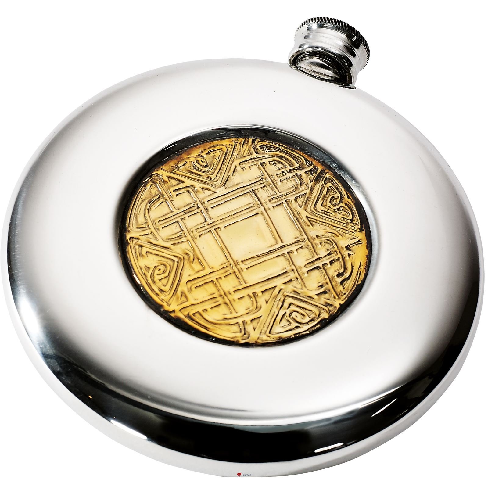 Flasque écossaise personnalisable avec gravure pour cadeau celte unique