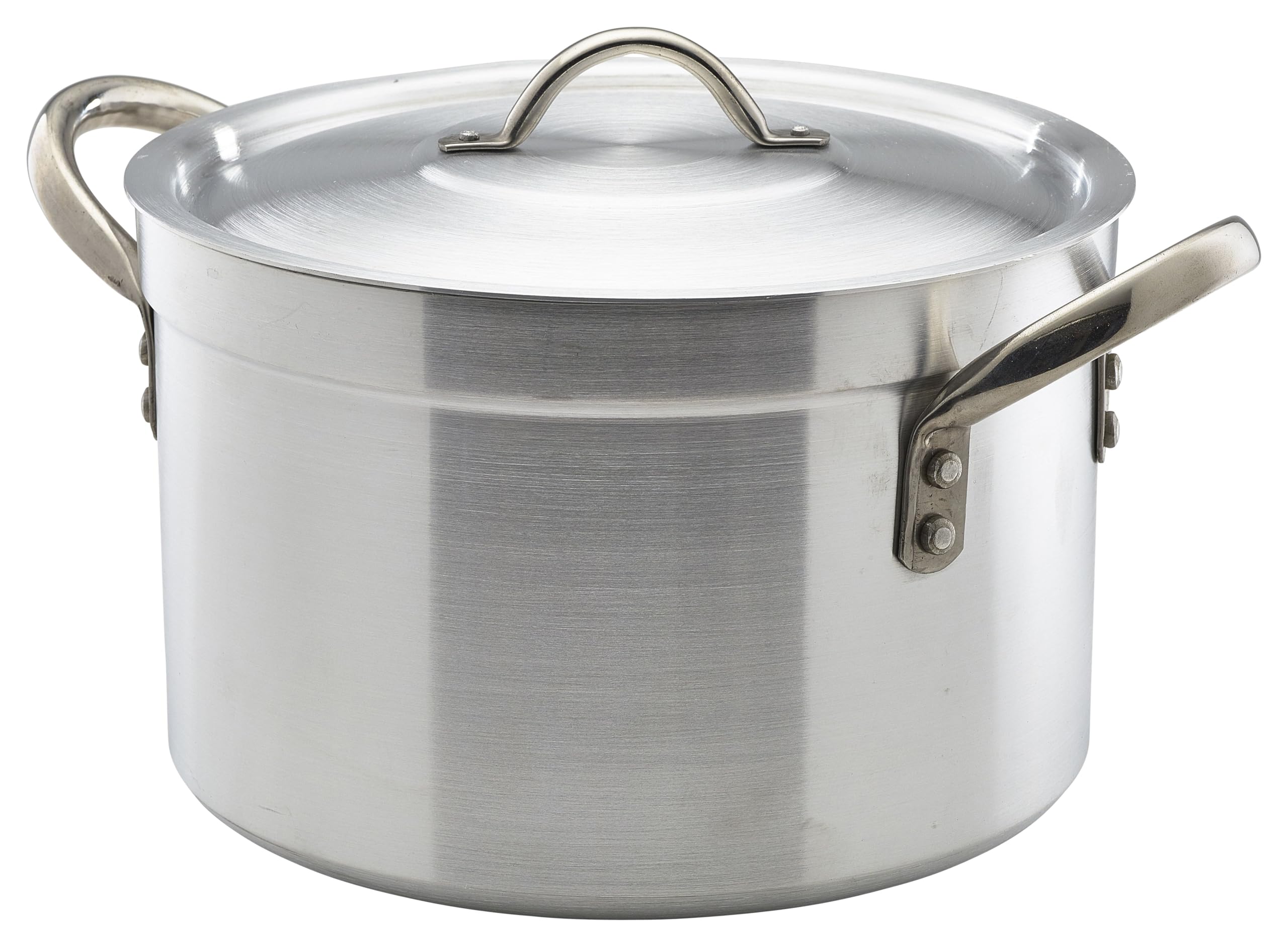 Faitout en aluminium 7 litres à cuisson homogène avec couvercle