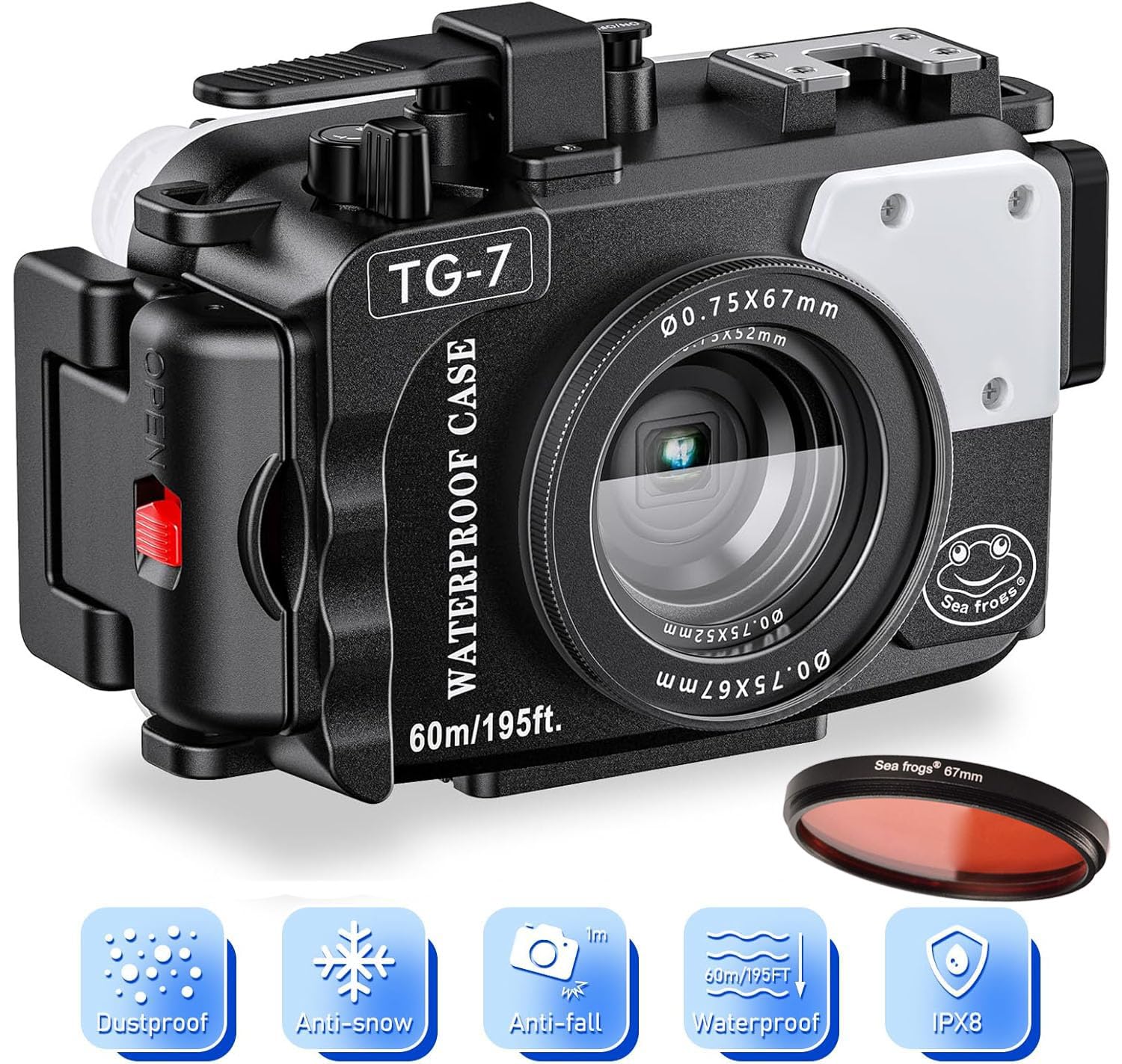 Sea Frogs Camera Housing Compatible With Olympus TG7