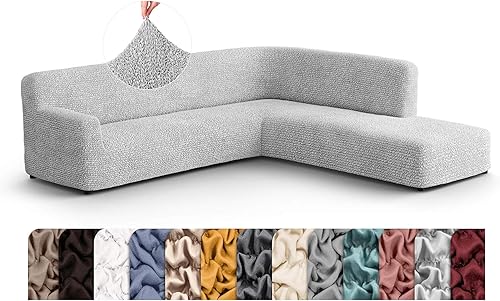 Miniatura 51 de PAULATO BY GA.I.CO. Funda de sofá modular, funda para sofá chaise en forma de L, fundas lavables para sofá esquinero, funda elástica de ajuste