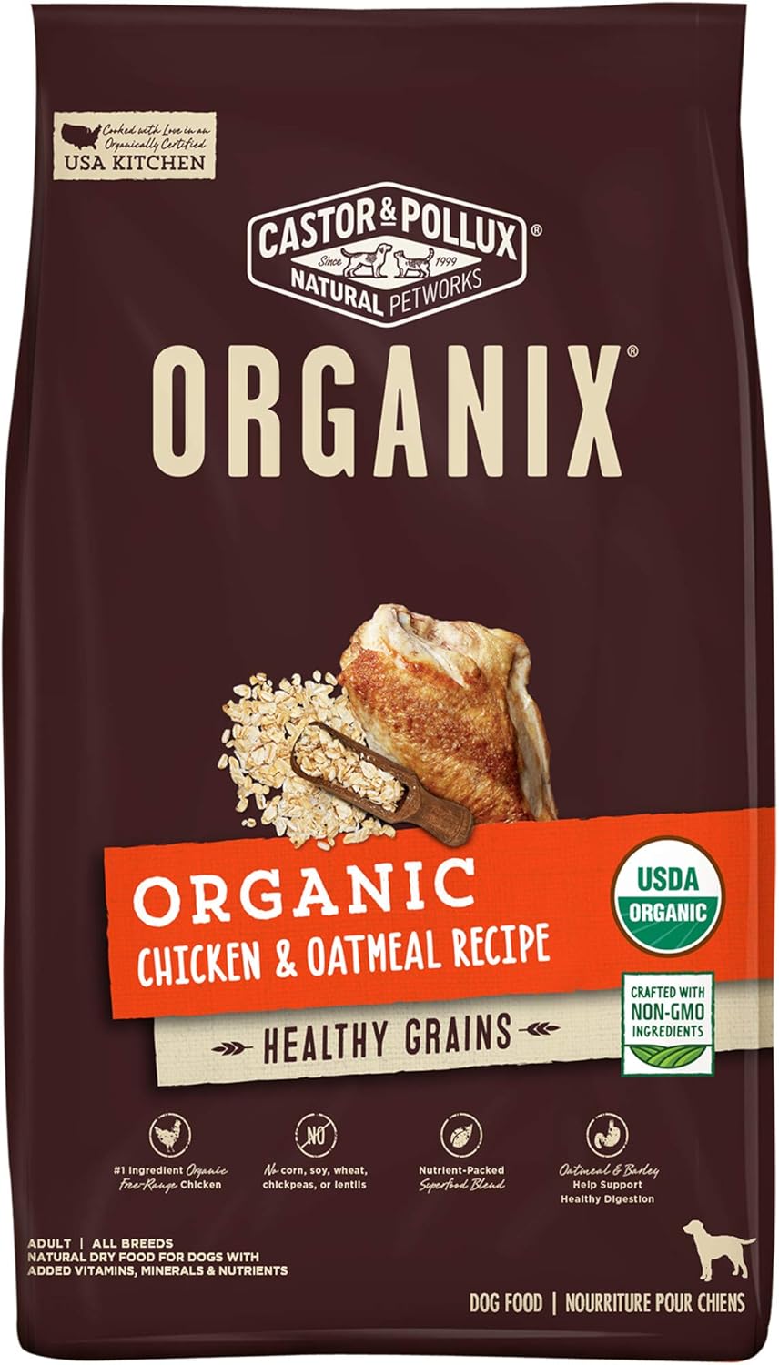 Castor & Pollux ORGANIX Organic Chicken & Oatmeal Recipe