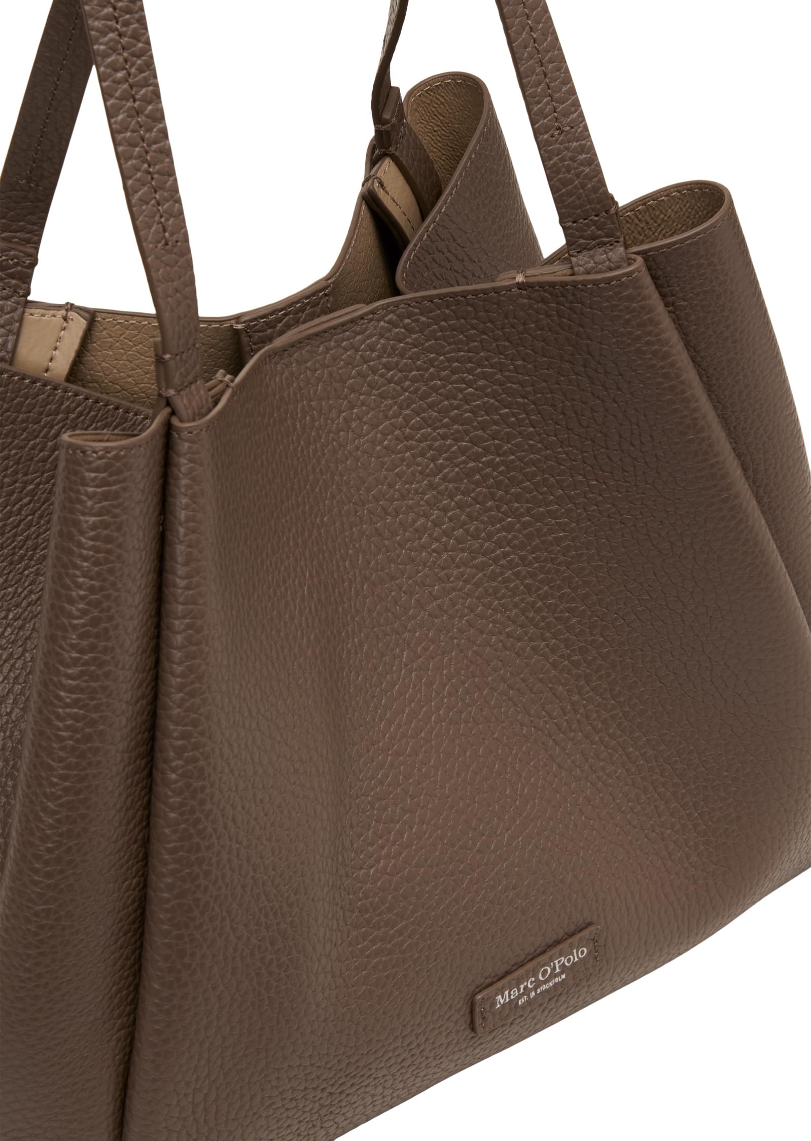 Marc O'Polo Shopper aus genarbtem Rindleder
