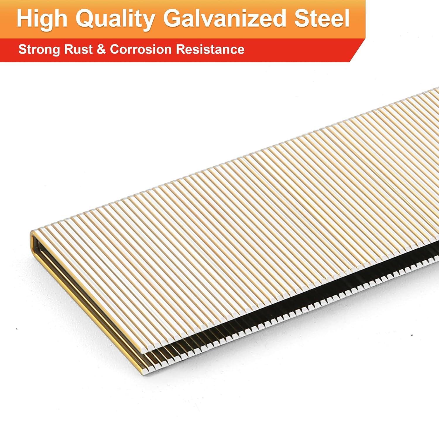 18 Gauge 1/4" Narrow Crown Staples,1/2",3/4",1":1200pcs